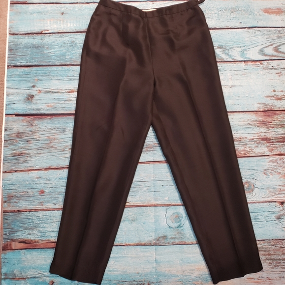 Amanda Smith Black Silk Pants 